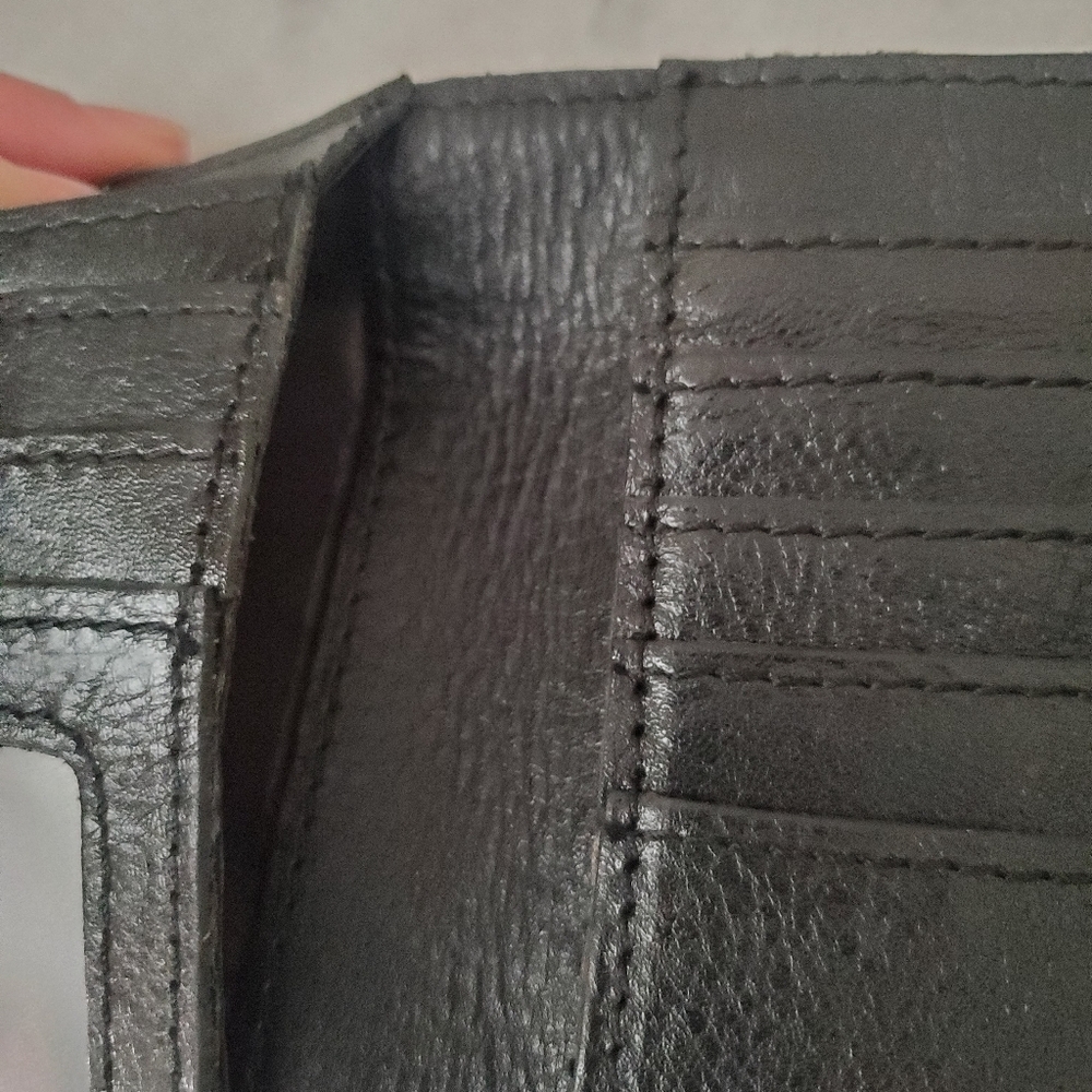 Patricia Nash Blue Floral Leather Wallet - Picture 13 of 16